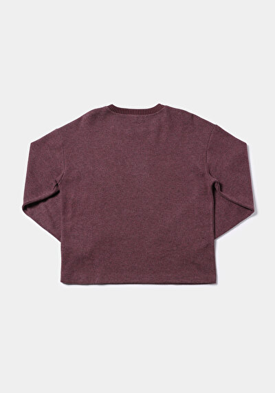 Afficher les détails de T-shirt Violet Regular Fit Manches Longues  Femme