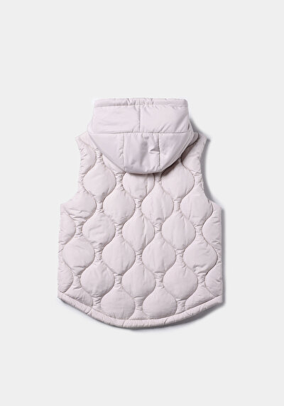 Afficher les détails de Gilet Blanc Regular Fit Femme
