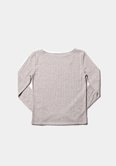 Afficher les détails de T-shirt Beige Regular Fit   Femme