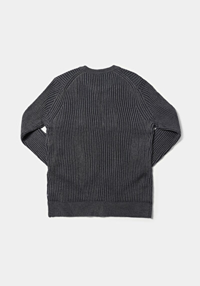 Afficher les détails de Pull Marine Regular Fit Manches Longues  Homme