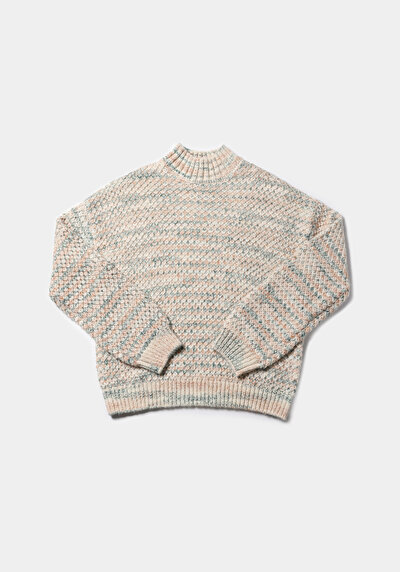 Image de Pull Multicolou Regular Fit Manches Longues  Femme