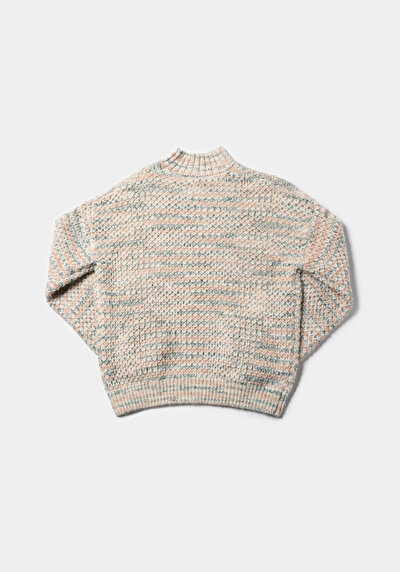 Afficher les détails de Pull Multicolou Regular Fit Manches Longues  Femme