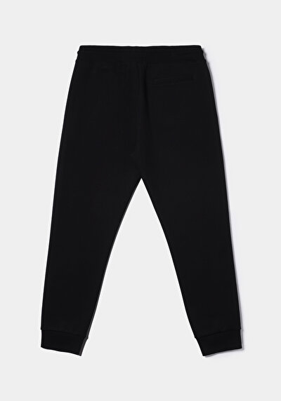Afficher les détails de Pantalon De Survêtement Noir Regular Fit Homme