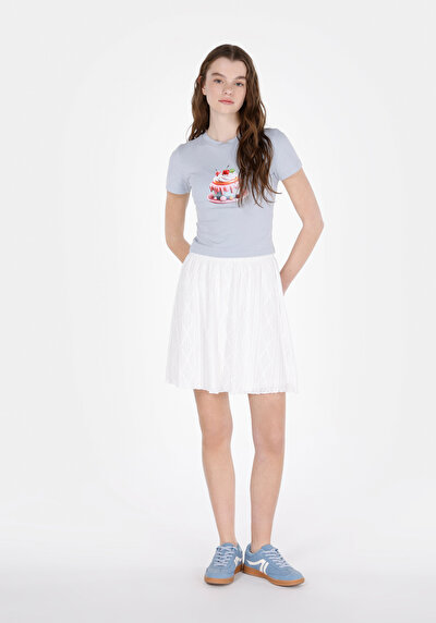 Image de Bleu Femmes T-shirt À Manches Courtes
