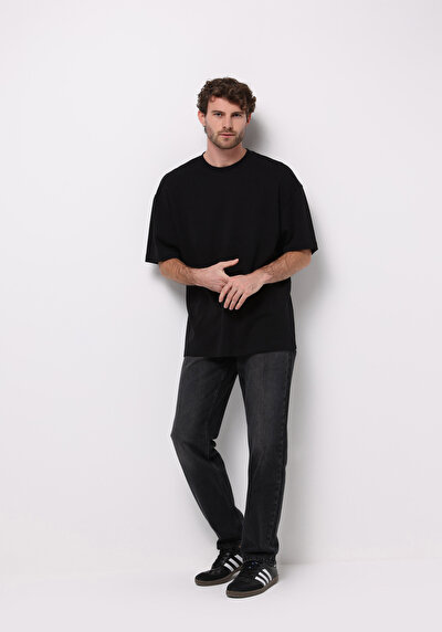 Image de 046 Marco Pantalon En Jean Loose Straight Fit Homme