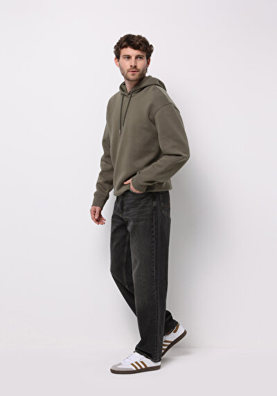 Afficher les détails de 056 Ivan Pantalon    En Jean Loose Relaxed Fit Homme