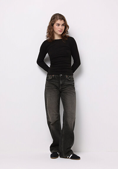 Image de 880 Elisa Pantalon En Jean Straight Fit Femme