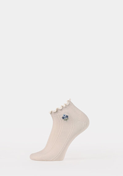 Afficher les détails de Chaussettes Ecru Modern Fit Femme