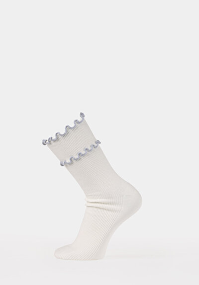 Afficher les détails de Chaussettes Ecru Modern Fit Femme