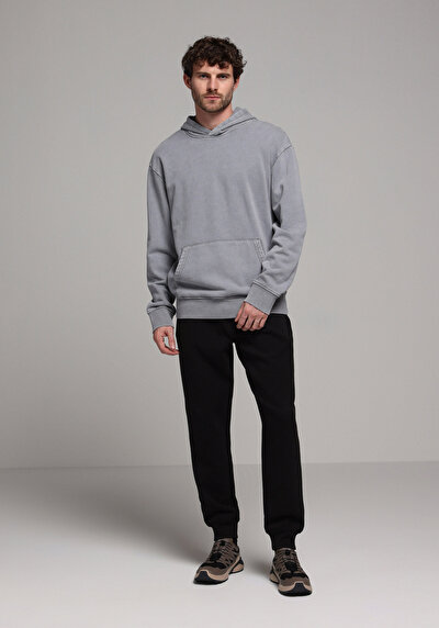 Image de Pantalon De Survêtement Noir Regular Fit Homme