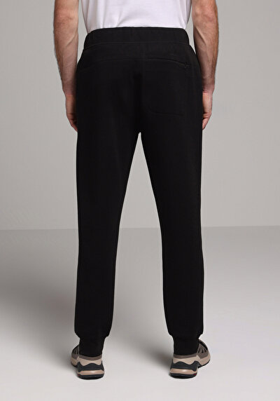 Image de Pantalon De Survêtement Noir Regular Fit Homme