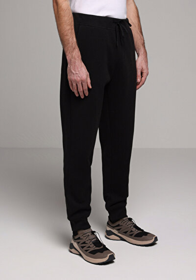 Image de Pantalon De Survêtement Noir Regular Fit Homme