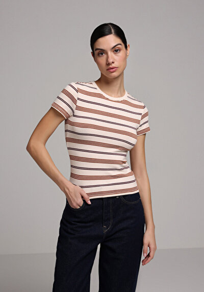 Image de Tricoter Multicolou Slim Fit Femme
