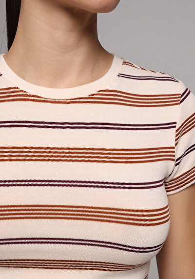 Image de Tricoter Multicolou Slim Fit  Femme
