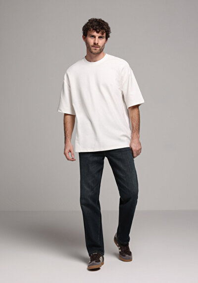 Image de 046 Marco Pantalon En Jean Loose Straight Fit Homme