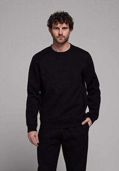 Afficher les détails de Pull-over Noir Regular Fit  Homme