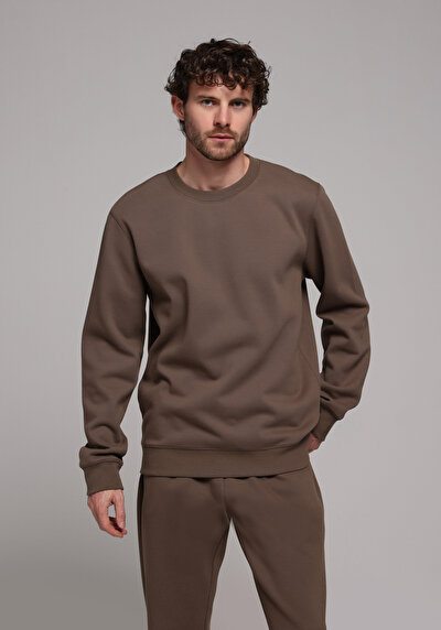 Afficher les détails de Pull-over Marron Regular Fit  Homme