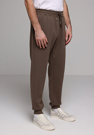 Image de Pantalon De Survêtement Marron Regular Fit Homme
