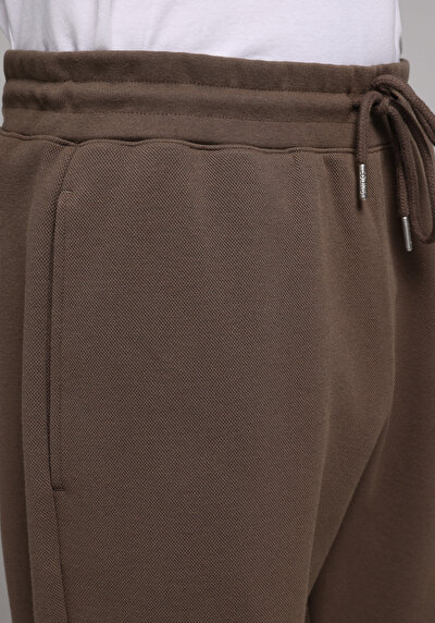 Image de Pantalon De Survêtement Marron Regular Fit Homme