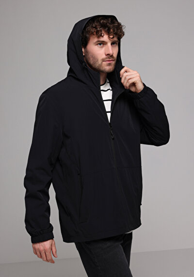 Image de Imperméable Noir Regular Fit Homme