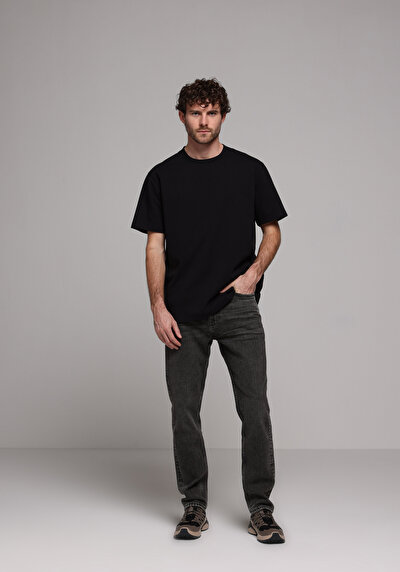 Image de 054 Neil Pantalon En Jean Loose Tapered Fit Homme