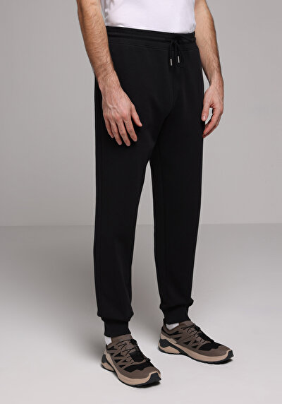 Image de Pantalon De Survêtement Noir Regular Fit Homme
