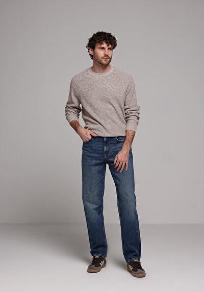 Image de 046 Marco Pantalon    En Jean Loose Straight Fit Homme