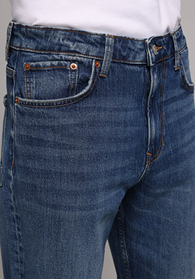 Image de 046 Marco Pantalon    En Jean Loose Straight Fit Homme
