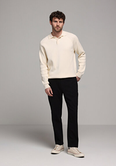 Afficher les détails de Pull Beige Regular Fit Manches Longues  Homme
