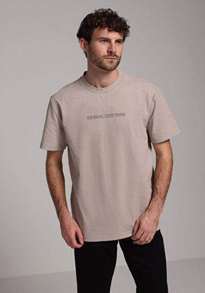 Image de T-shirt À Manches Courtes Blanc Comfort Fit Droit Homme
