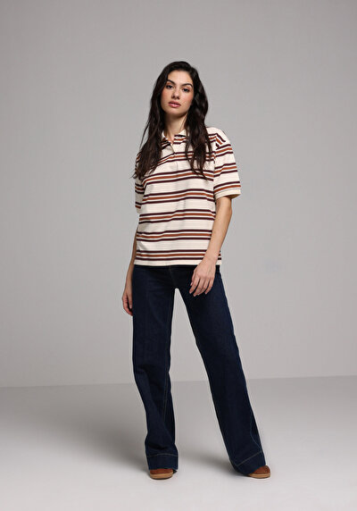 Image de 793 Marissa Pantalon En Jean Regular Fit Femme