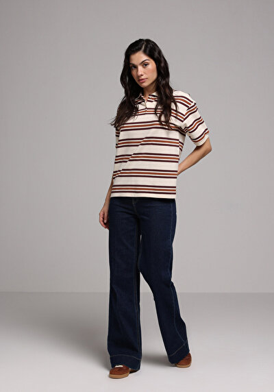 Image de 793 Marissa Pantalon En Jean Regular Fit Femme