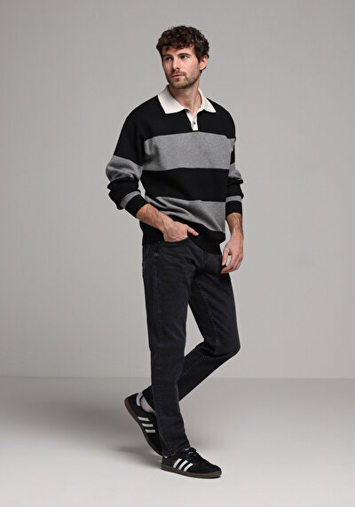 Image de 044 Karl Pantalon    En Jean Straight Fit Homme