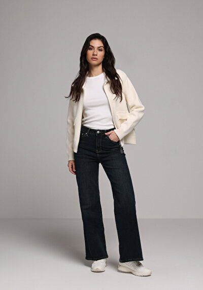 Image de 793 Marissa Pantalon    En Jean Regular Fit Femme