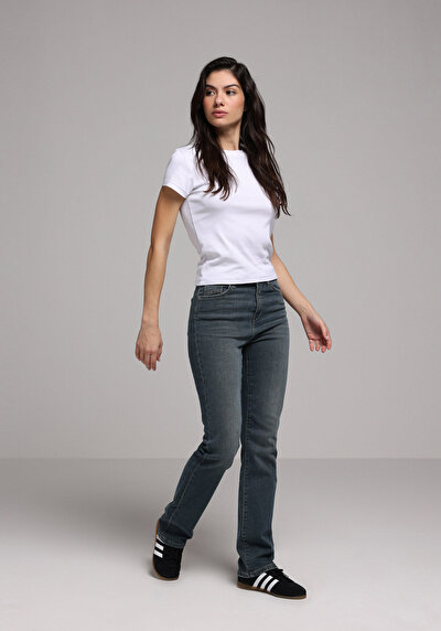 Image de 792 Mila Pantalon En Jean Regular Fit Femme