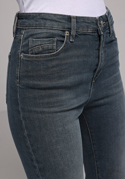 Image de 792 Mila Pantalon    En Jean Regular Fit Femme