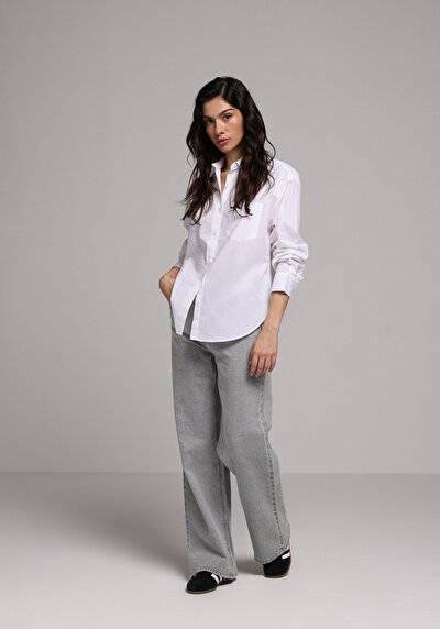 Image de 970 Berry Pantalon En Jean Regular Fit Femme