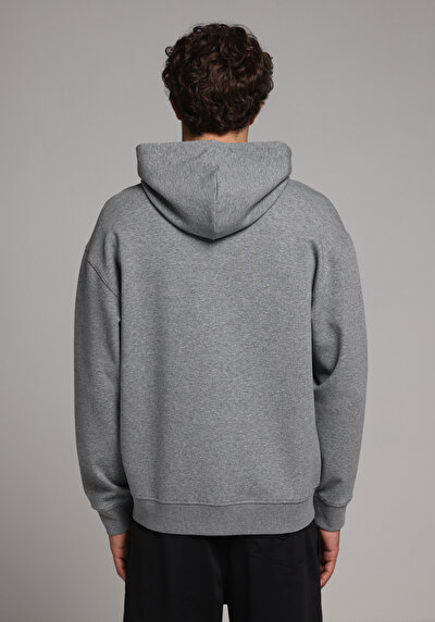 Image de Pull-over Gris Oversize Fit  Homme