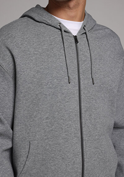 Image de Pull-over Gris Oversize Fit  Homme