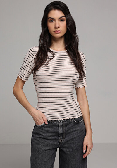 Image de Tricoter Beige Slim Fit  Femme