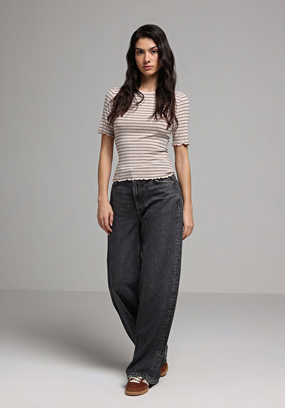 Image de Tricoter Beige Slim Fit  Femme