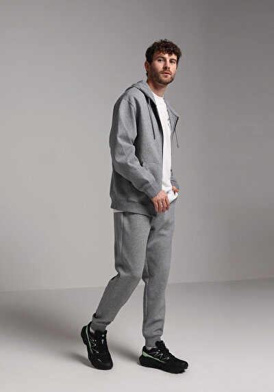 Image de Pantalon De Survêtement Gris Regular Fit Homme