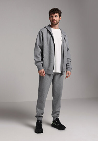 Image de Pantalon De Survêtement Gris Regular Fit Homme