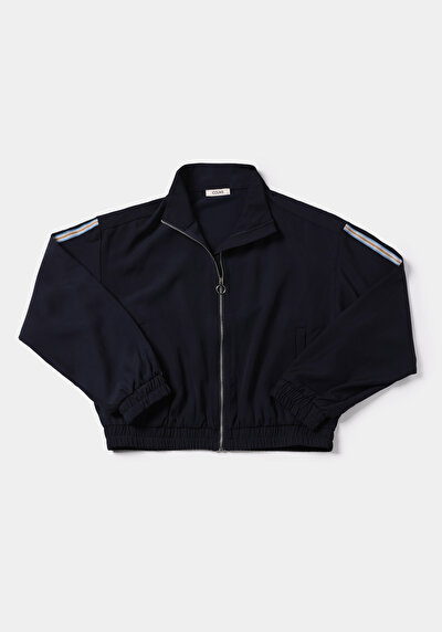 Image de Top Tissé Marine Regular Fit Femme