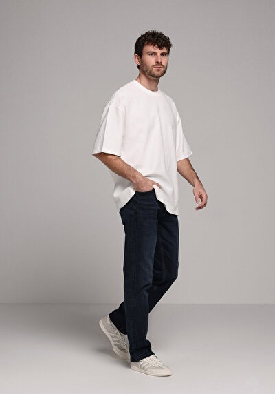 Afficher les détails de 045 David Pantalon    En Jean Regular Fit Homme