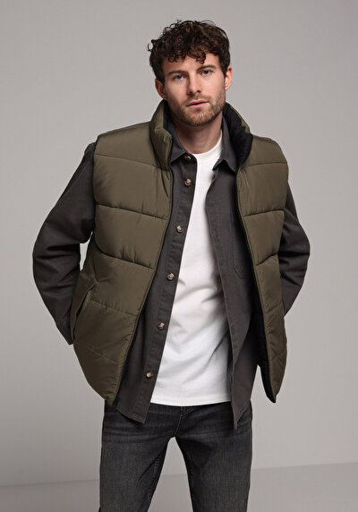 Image de Gilet Noir Regular Fit Homme