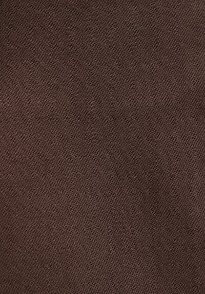 Afficher les détails de Pantalon Marron Straight Leg Medium Rise En Sergé Regular Fit Homme