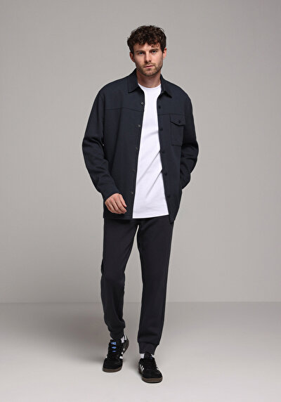 Image de Pantalon De Survêtement Anthracite Regular Fit Homme
