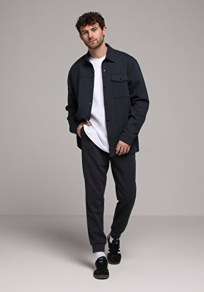 Image de Pantalon De Survêtement Anthracite Regular Fit Homme