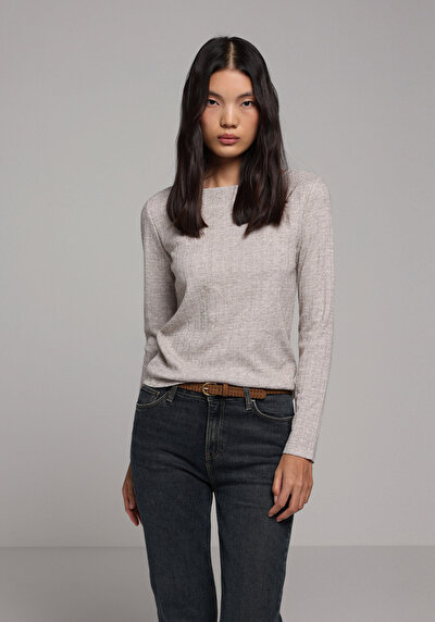 Image de T-shirt Beige Regular Fit Femme